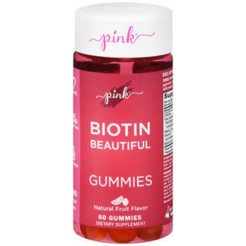 Foto 2 pulgar | Suplemento Nature's Truth Pink Biotina Beautiful Gummies 60 - Venta Internacional.