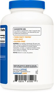Foto 4 | Suplemento Nutricost De Óxido De Magnesio 750 Mg 240 Cápsulas - Venta Internacional.