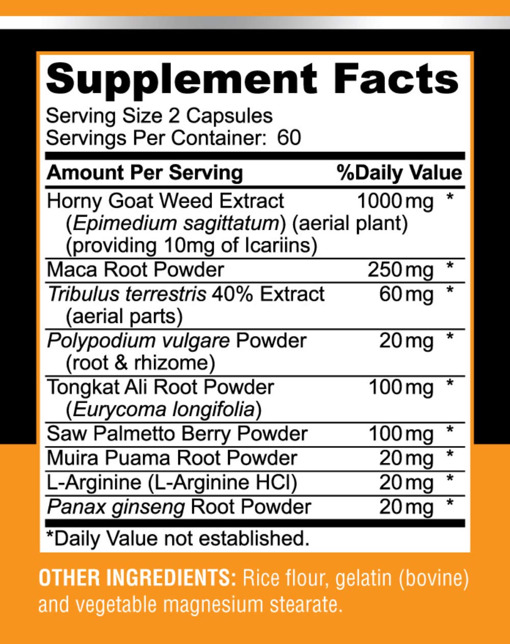 Foto 5 pulgar | Suplemento Yummyvite Horny Goat Weed 1590 Mg 120 Cápsulas - Venta Internacional.