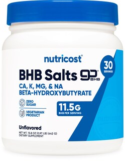 Foto 1 | Suplemento Nutricost Keto Bhb De Cetonas Exógenas 4 En 1, 30 Porciones - Venta Internacional.