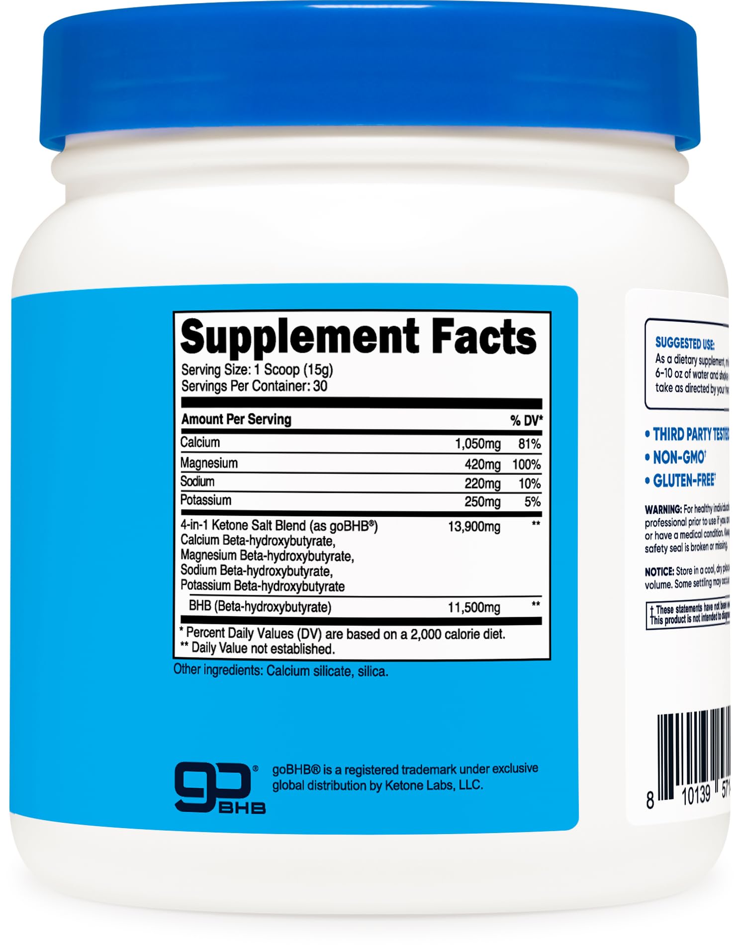 Foto 6 pulgar | Suplemento Nutricost Keto Bhb De Cetonas Exógenas 4 En 1, 30 Porciones - Venta Internacional.