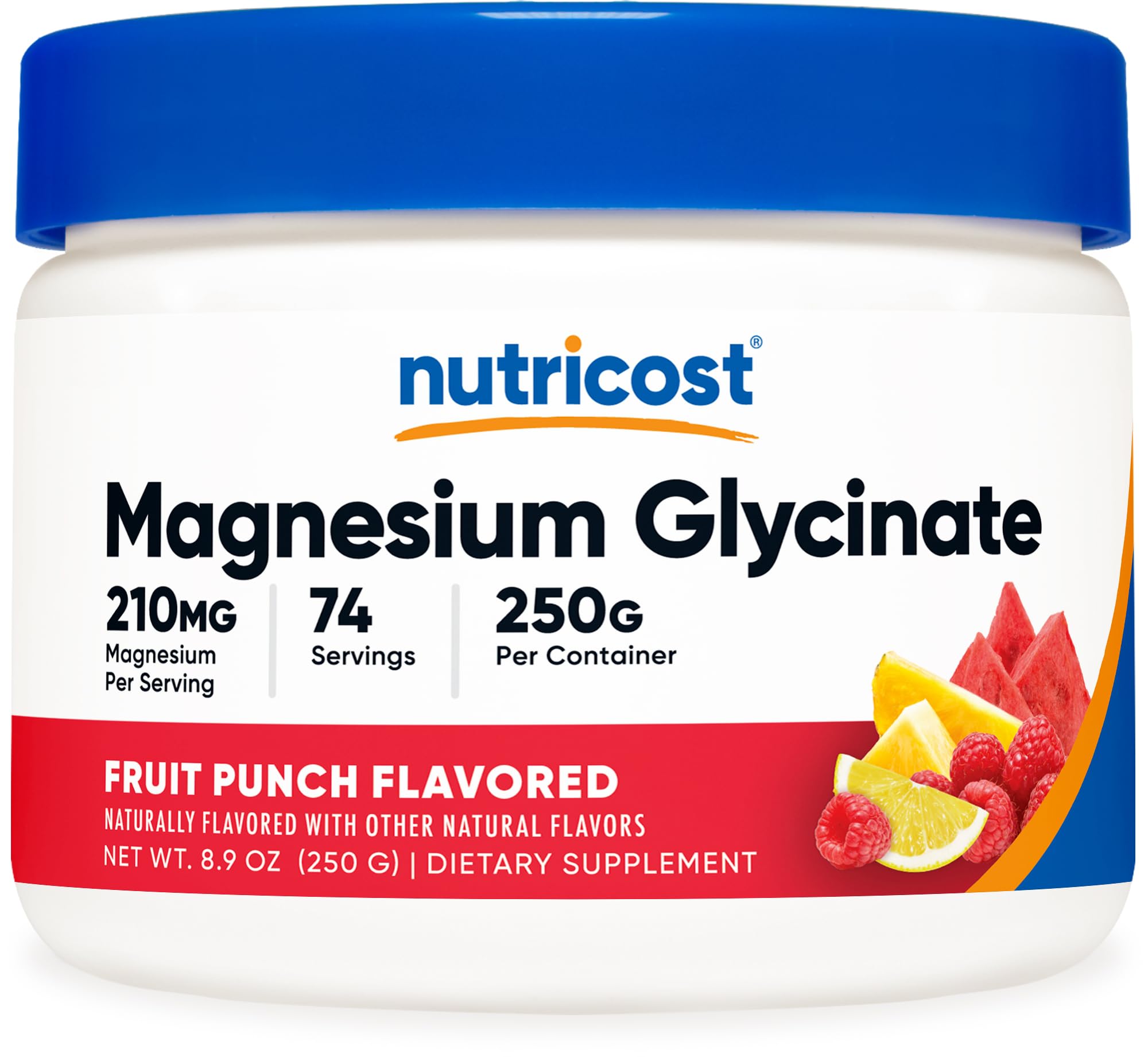 Foto 2 pulgar | Suplemento Nutricost De Glicinato De Magnesio En Polvo 250 G - Venta Internacional.