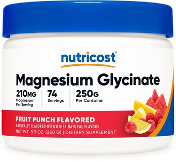 Foto 1 | Suplemento Nutricost De Glicinato De Magnesio En Polvo 250 G - Venta Internacional.