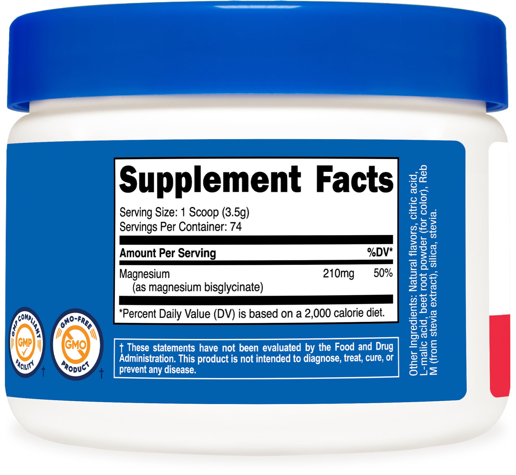 Foto 6 pulgar | Suplemento Nutricost De Glicinato De Magnesio En Polvo 250 G - Venta Internacional.