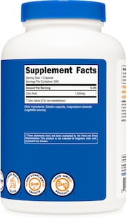 Foto 5 | Suplemento Nutricost De Ácido Cítrico 1000 Mg (1 G) 240 Cápsulas - Venta Internacional.