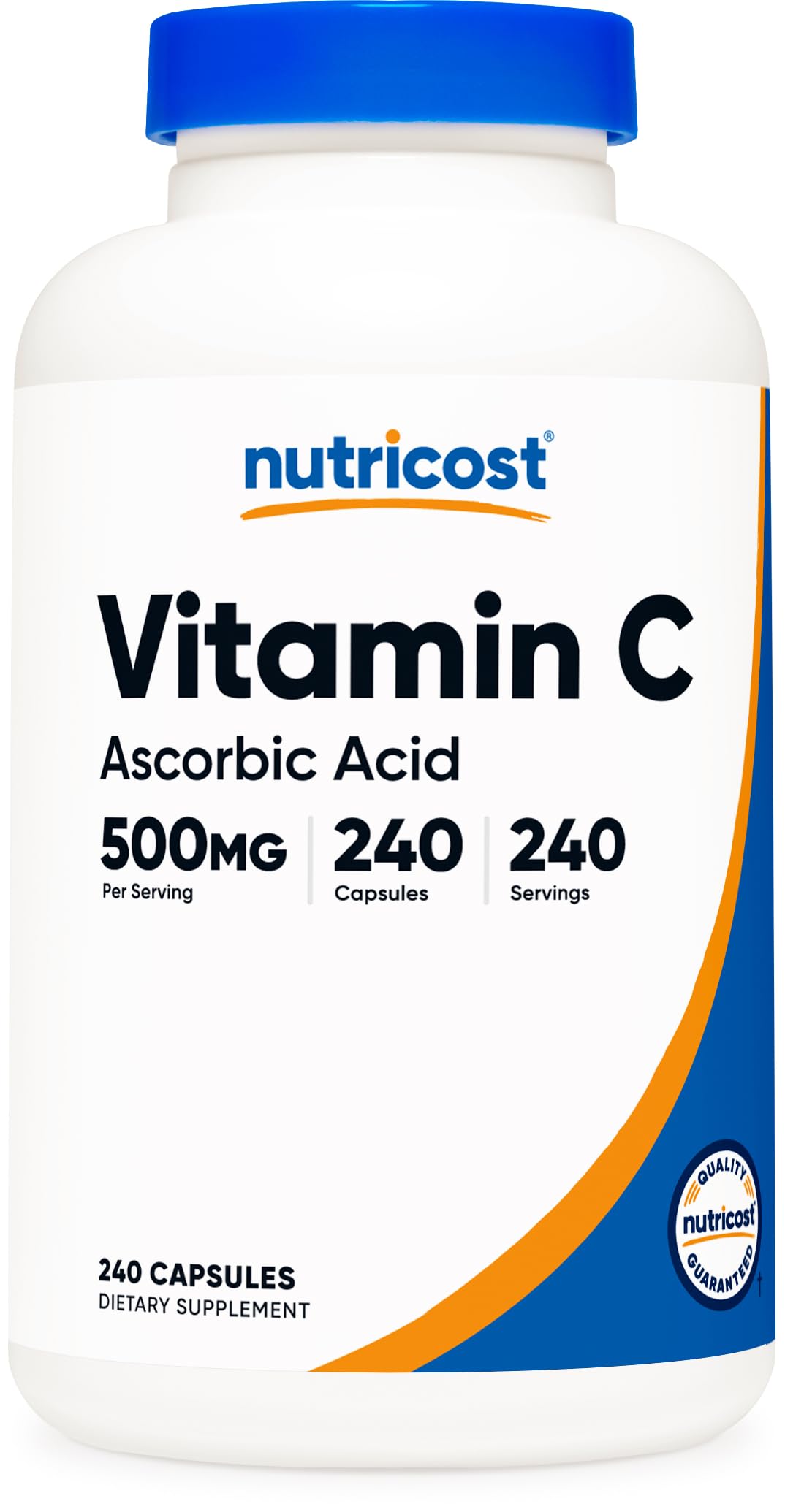 Foto 1 | Suplemento Nutricost De Vitamina C 500 Mg 240 Cápsulas - Venta Internacional.