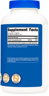 Foto 5 | Suplemento Nutricost De Vitamina C 500 Mg 240 Cápsulas - Venta Internacional.