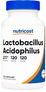 Foto 1 | Suplemento Nutricost Lactobacillus Acidophilus 2b Cfu 120 Cápsulas - Venta Internacional.