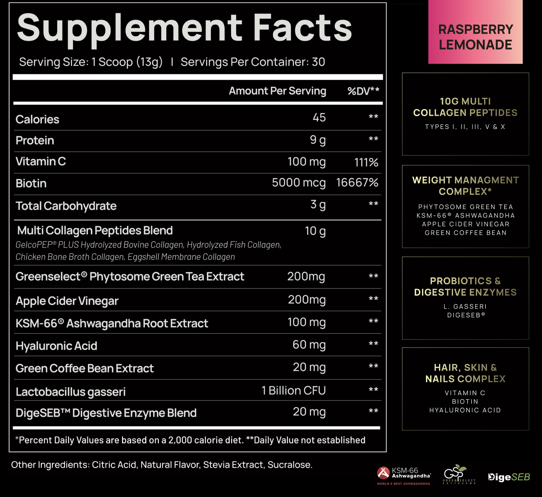 Foto 2 | Suplemento Terra Elmnt Super Collagen Burn Para Mujer R-lemonade - Venta Internacional.