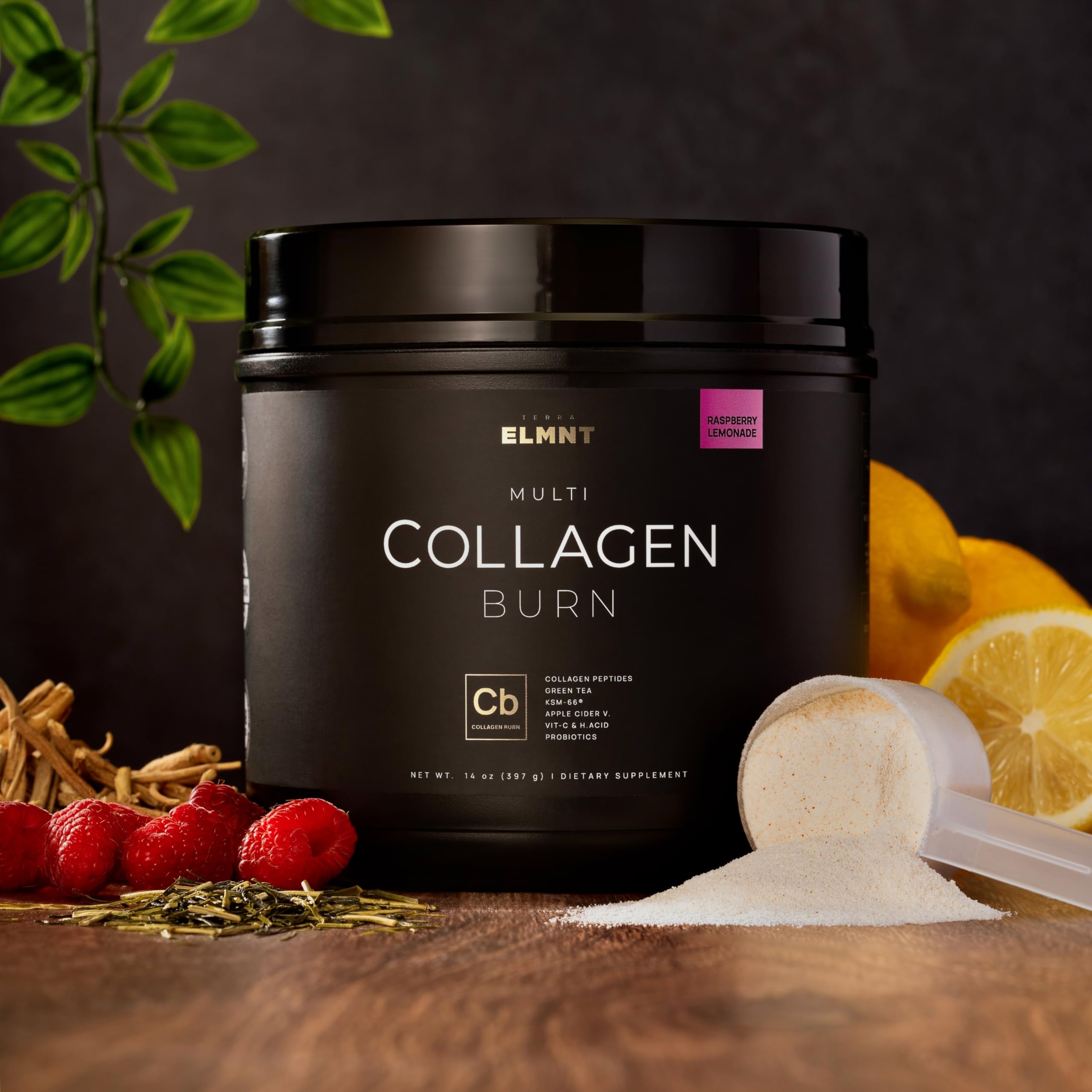 Foto 4 pulgar | Suplemento Terra Elmnt Super Collagen Burn Para Mujer R-lemonade - Venta Internacional.