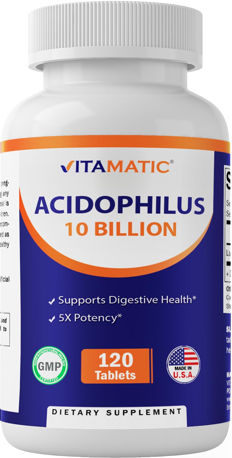 Suplemento Probiótico Vitamático Acidófilo De 10 Mil Millones De Cfu - Venta Internacional