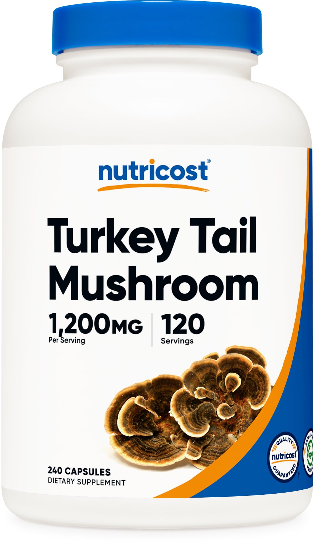 Foto 2 pulgar | Suplemento Nutricost Con Forma De Cola De Pavo, 1200 Mg, 240 Cápsulas - Venta Internacional.