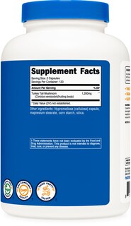 Foto 5 | Suplemento Nutricost Con Forma De Cola De Pavo, 1200 Mg, 240 Cápsulas - Venta Internacional.