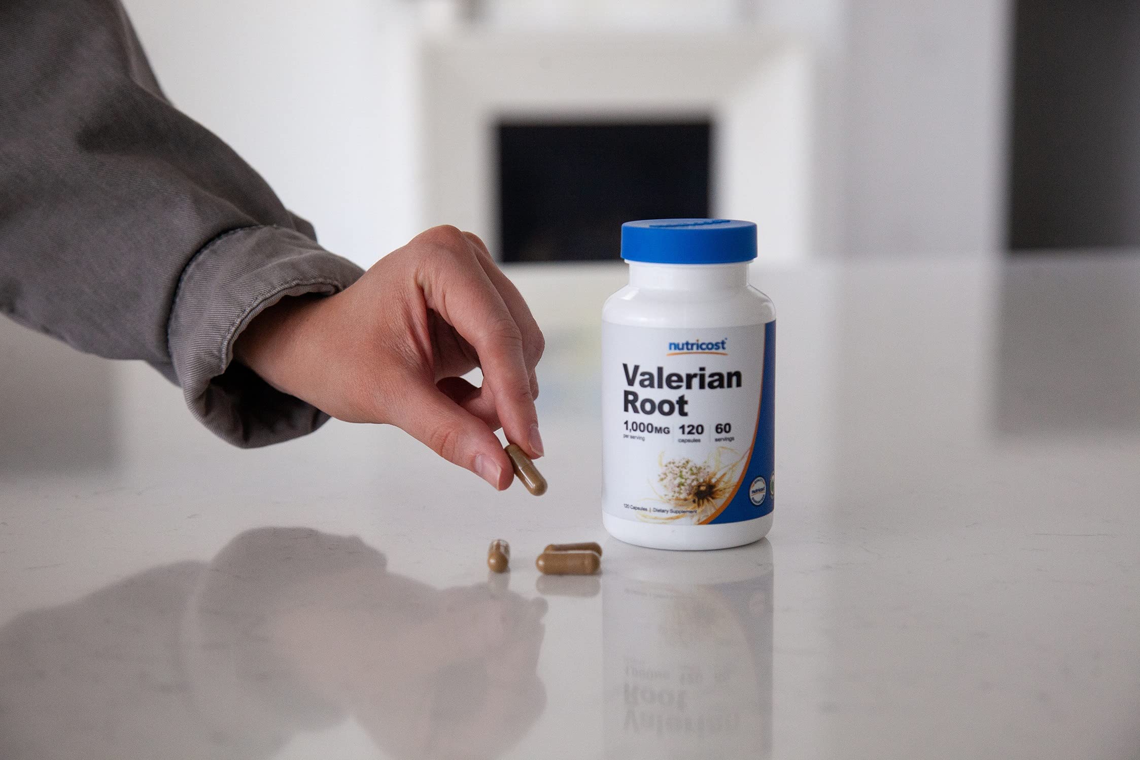 Foto 6 pulgar | Suplemento Nutricost De Raíz De Valeriana 120 Cápsulas 1000 Mg - Venta Internacional.