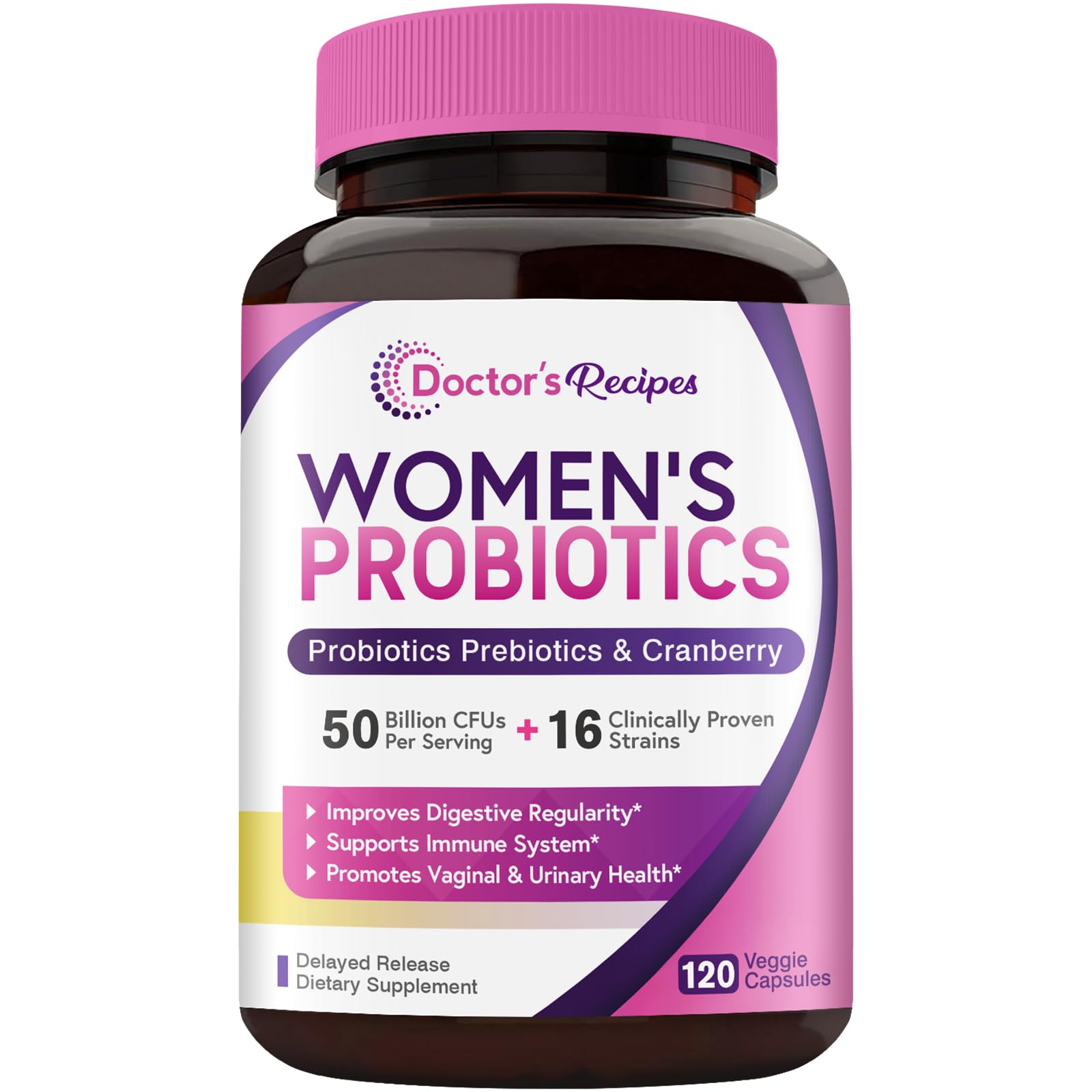 Foto 2 pulgar | Probiotic Doctor's Recipes Women 120 Cápsulas 50 Mil Millones De Cfu - Venta Internacional.