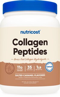 Foto 1 | Colágeno En Polvo Nutricost Caramelo Salado Alimentado Con Pasto 454 G - Venta Internacional.