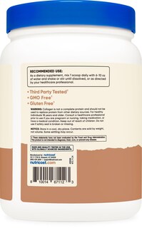 Foto 4 | Colágeno En Polvo Nutricost Caramelo Salado Alimentado Con Pasto 454 G - Venta Internacional.