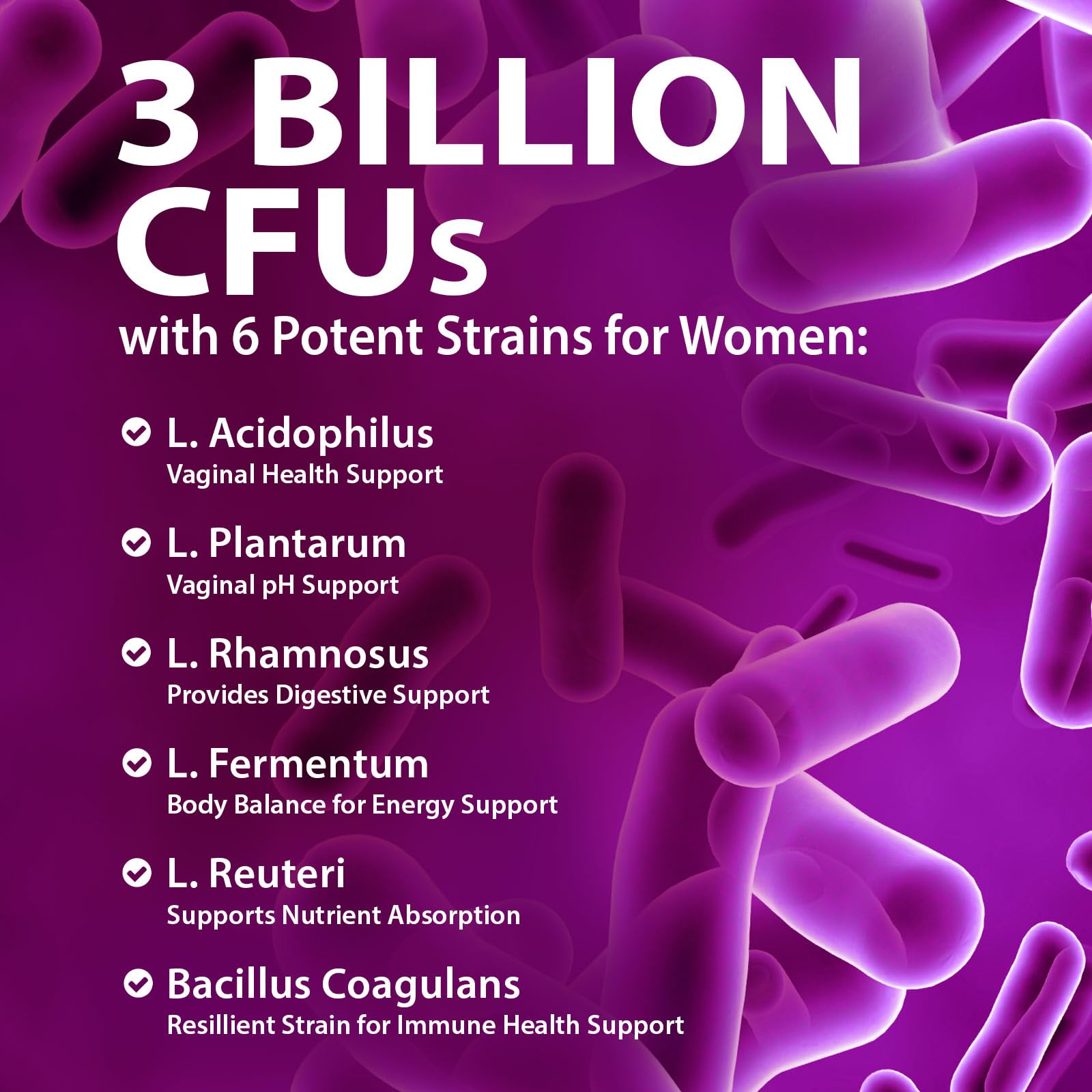 Foto 4 pulgar | Probiotics Nature's Nutrition Gummy 3b Cfu Para Mujeres, Apoyo Al Ph - Venta Internacional.
