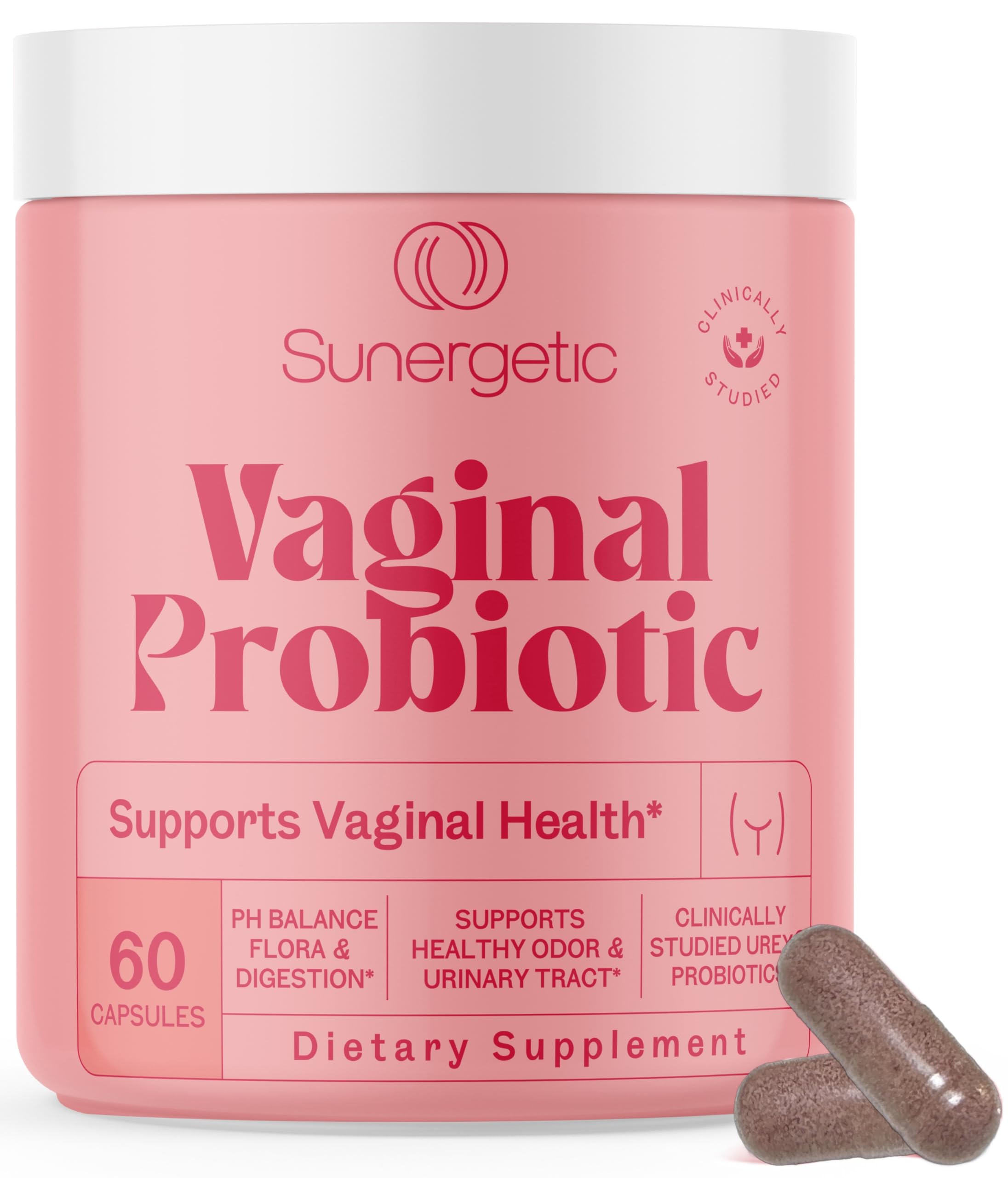 Foto 1 | Probióticos Vaginales Sunergetic Para Mujer 60 Cápsulas - Venta Internacional.