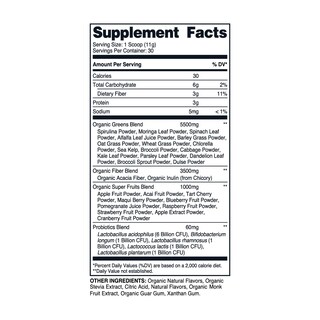 Foto 2 | Super Greens Powder Nutricost Organic 30 Porciones De Naranja - Venta Internacional.
