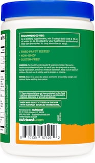 Foto 5 | Super Greens Powder Nutricost Organic 30 Porciones De Naranja - Venta Internacional.