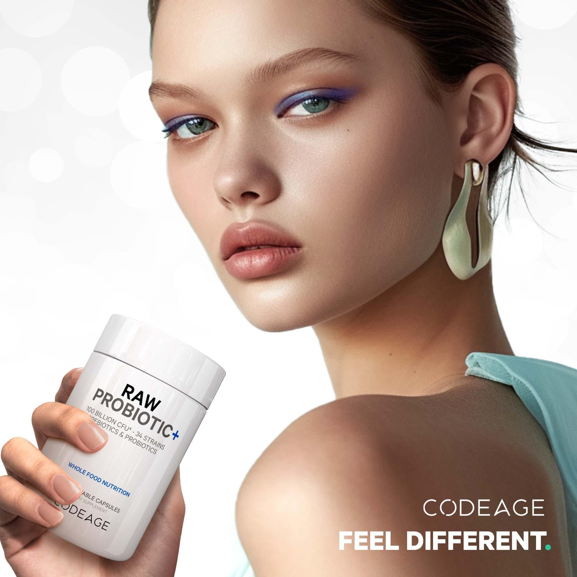 Foto 7 | Suplemento Codeage Raw Probiotic+ 34 Cepas, 100 B De Cfu, 30 Cápsulas - Venta Internacional.
