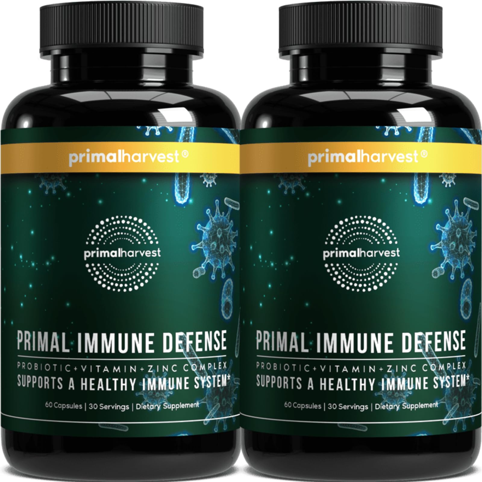 Foto 2 pulgar | Suplemento Primal Harvest Primal Immune Defense 10 En 1, 60 Cápsulas - Venta Internacional.
