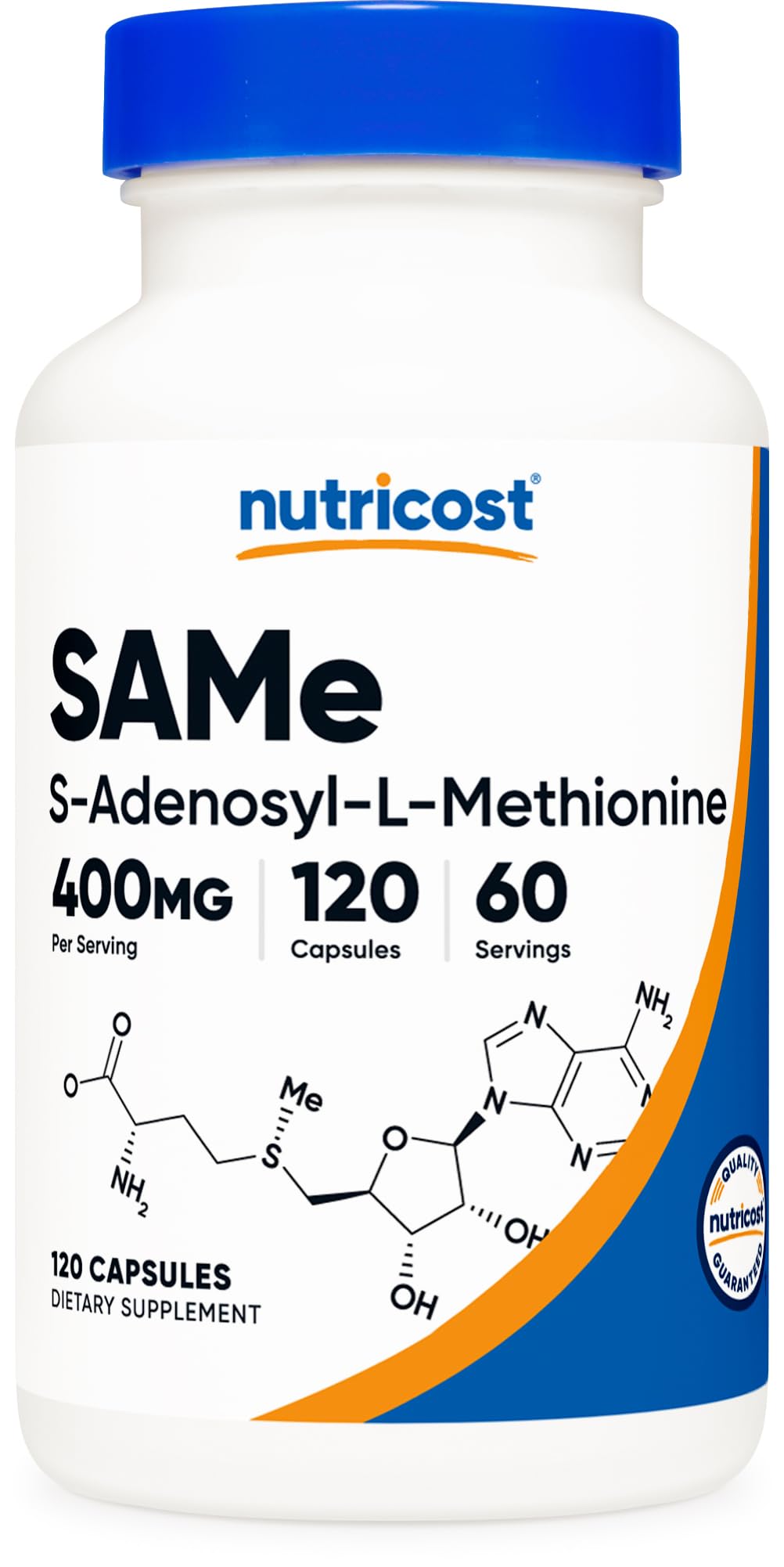 Foto 2 pulgar | Suplemento Nutricost Sam-e (s-adenosil-l-metionina) 400 Mg - Venta Internacional.