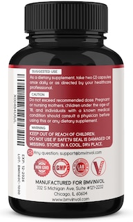 Foto 7 | Suplemento Bmvinvol Horny Goat Weed Con Panax Ginseng 120 Cápsulas - Venta Internacional.