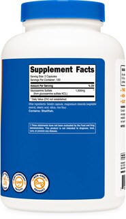 Foto 5 | Suplemento Nutricost Sulfato De Glucosamina 750 Mg 240 Cápsulas - Venta Internacional.