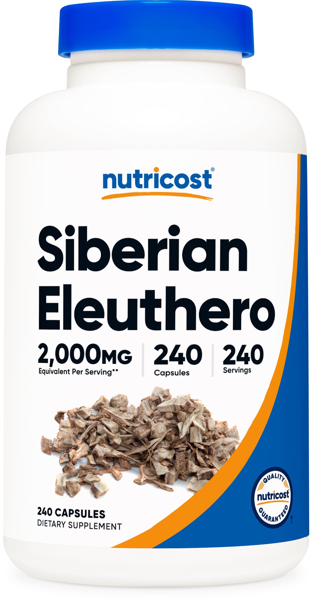 Foto 2 pulgar | Suplemento Nutricost Siberian Eleuthero 500 Mg 240 Cápsulas - Venta Internacional.