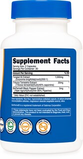 Foto 4 | Suplemento Nutricost Tongkat Ali, 1 G, 60 Cápsulas Con Tribulus Terrestris - Venta Internacional.