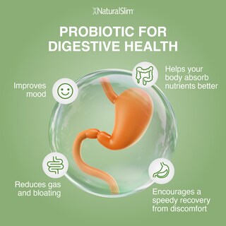 Foto 4 | Probióticos Naturalslim Good Flora Digestive Health 60 Cápsulas - Venta Internacional.