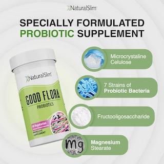 Foto 5 | Probióticos Naturalslim Good Flora Digestive Health 60 Cápsulas - Venta Internacional.