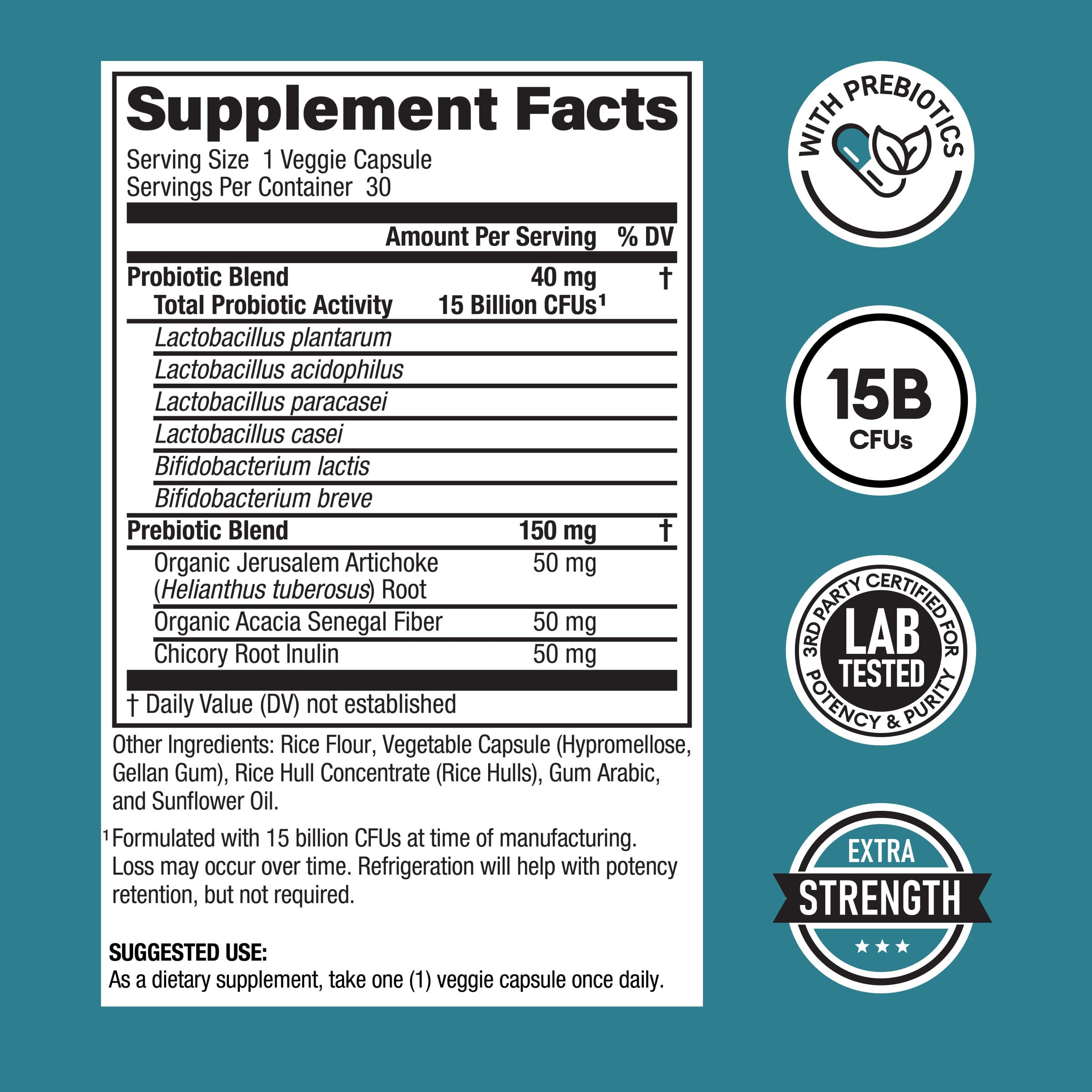 Foto 3 pulgar | Probiotics Physician's Choice Beginner, 15 Mil Millones De Cfu - Venta Internacional.