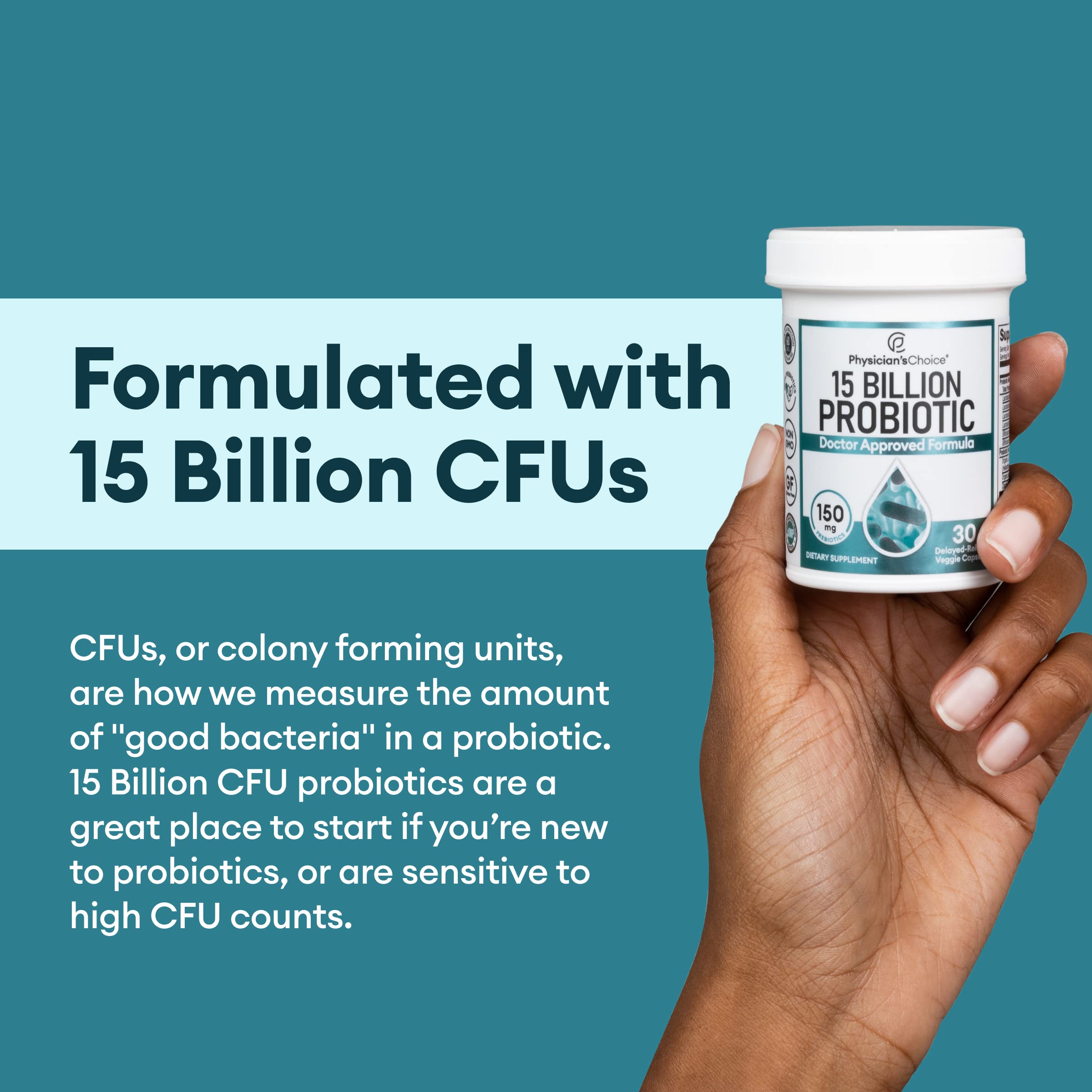 Foto 7 pulgar | Probiotics Physician's Choice Beginner, 15 Mil Millones De Cfu - Venta Internacional.