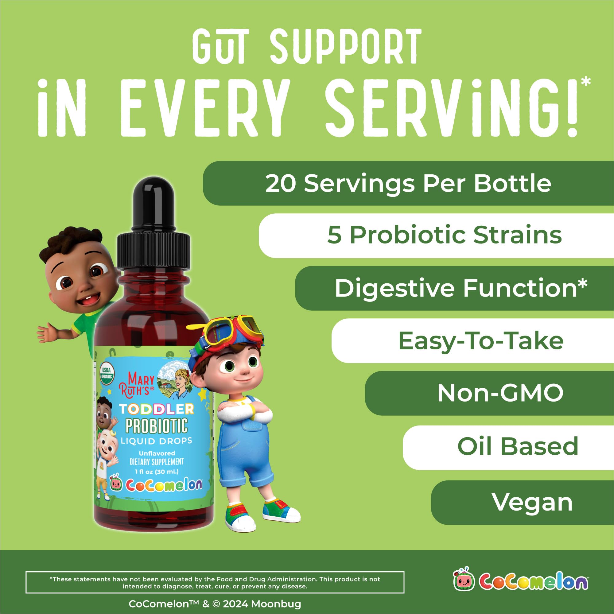Foto 6 | Gotas Líquidas Probióticas Maryruth Organics Cocomelon Toddler - Venta Internacional.