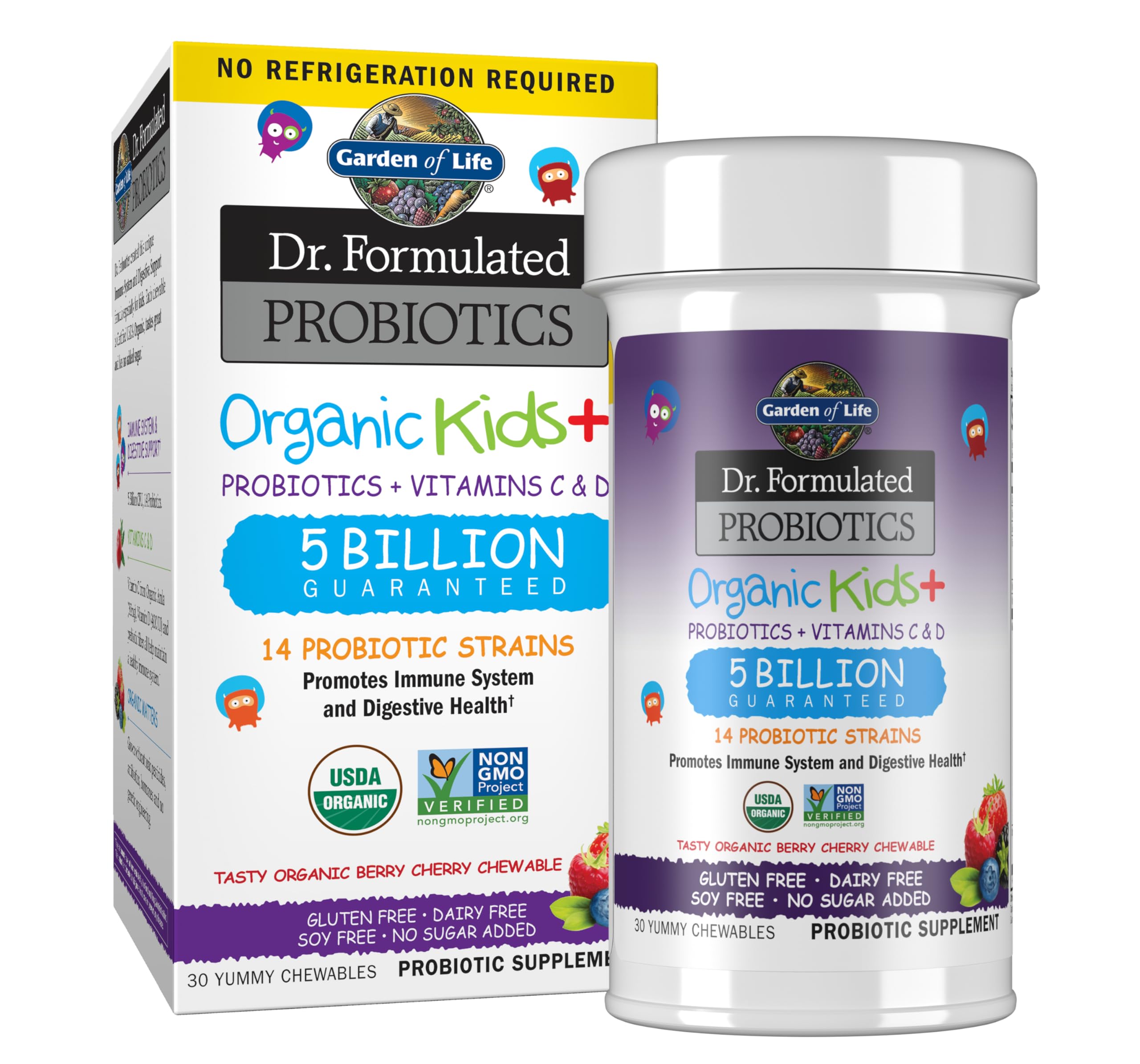 Foto 1 | Suplemento Probióticos Formulados Por El Dr. Garden Of Life Kids+ - Venta Internacional.