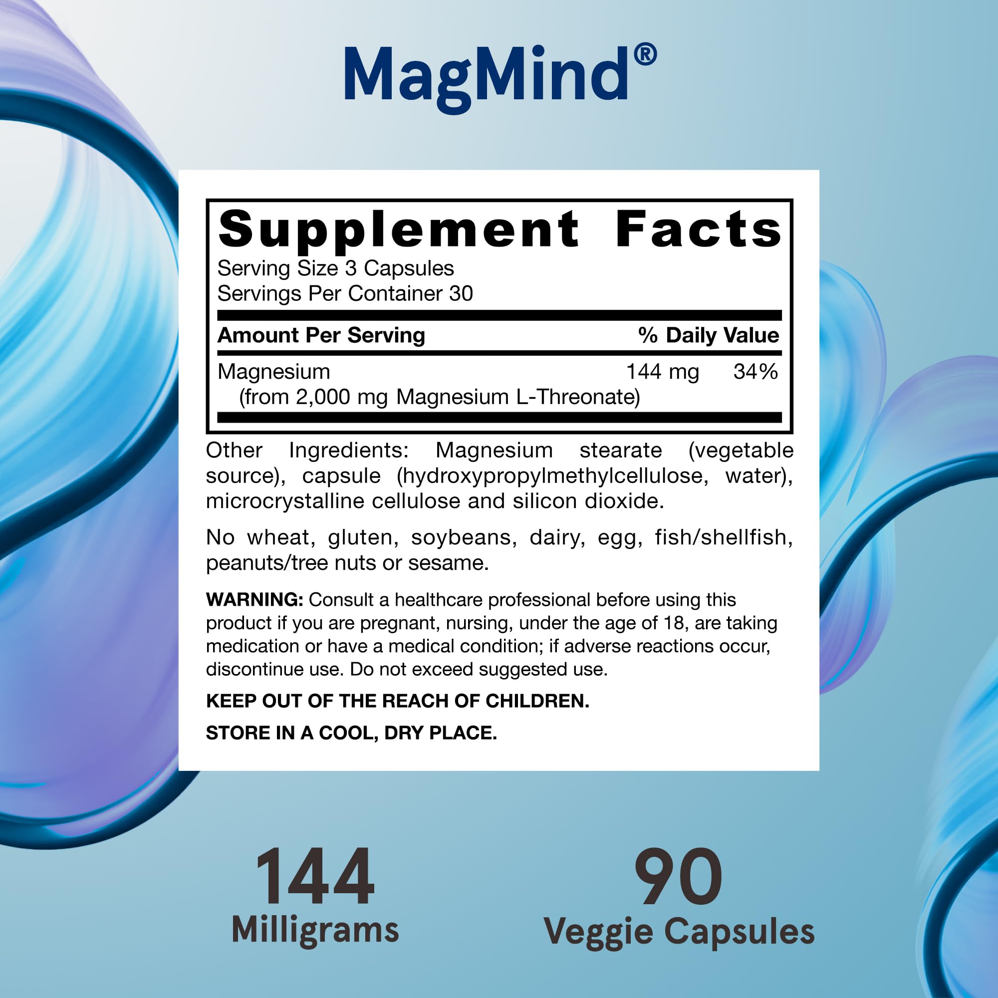 Foto 6 | Suplemento Dietético Jarrow Formulas Magmind Brain Health 90 Cápsulas - Venta Internacional.