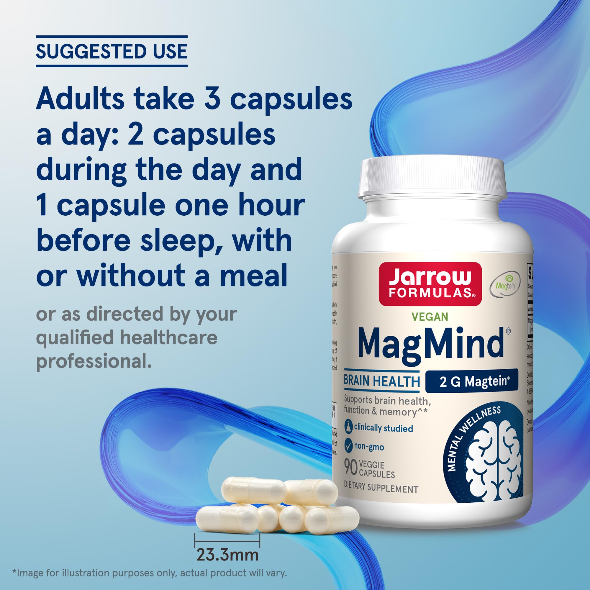 Foto 8 pulgar | Suplemento Dietético Jarrow Formulas Magmind Brain Health 90 Cápsulas - Venta Internacional.
