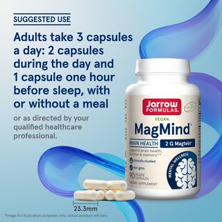 Foto 7 | Suplemento Dietético Jarrow Formulas Magmind Brain Health 90 Cápsulas - Venta Internacional.