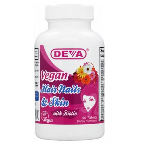 Foto 2 pulgar | Suplemento Deva Vegan Vitamins Vegan Hairnails Skin 90 Comprimidos - Venta Internacional.