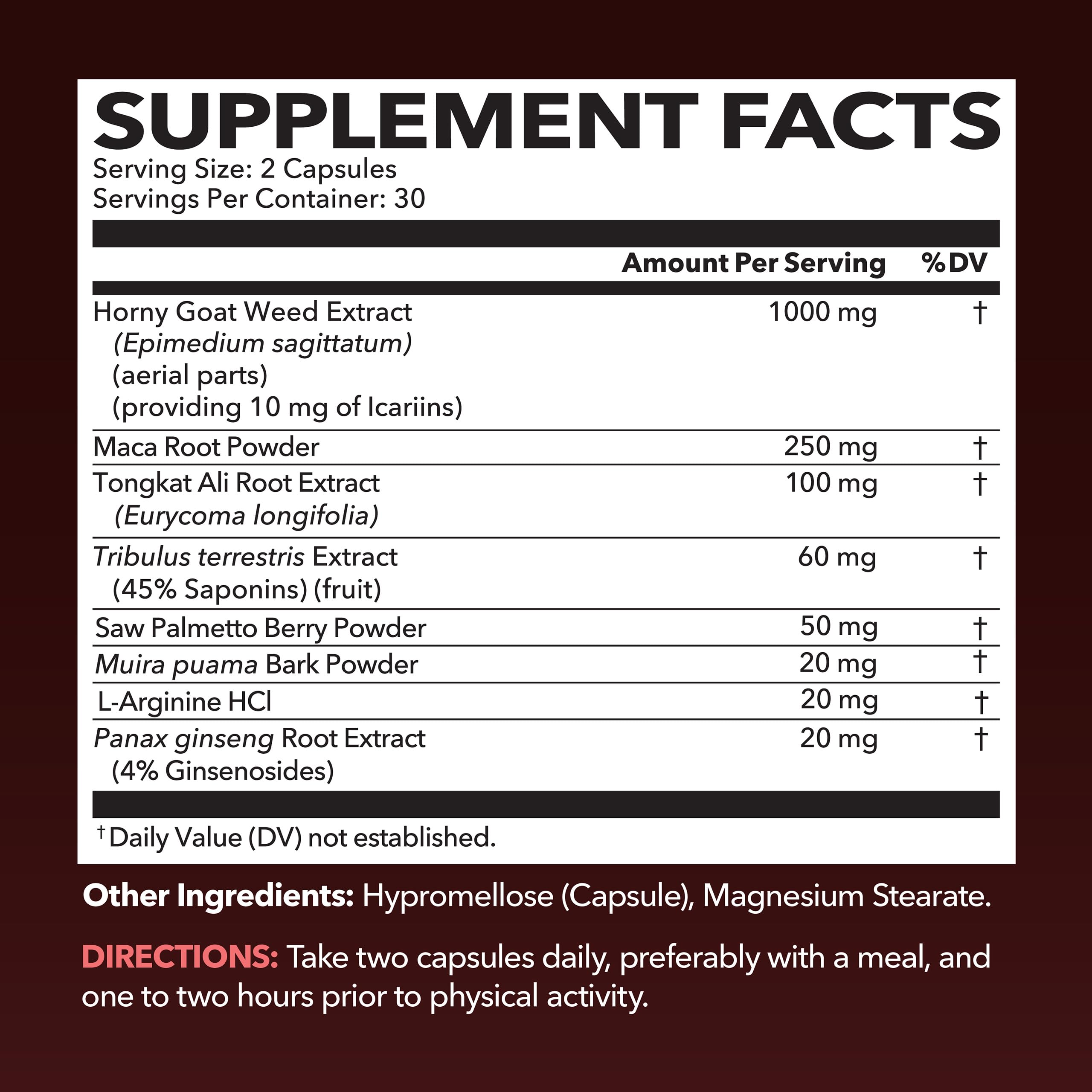 Foto 3 pulgar | Suplemento Herbario Havasu Nutrition Horny Goat Weed 1 Mes - Venta Internacional.