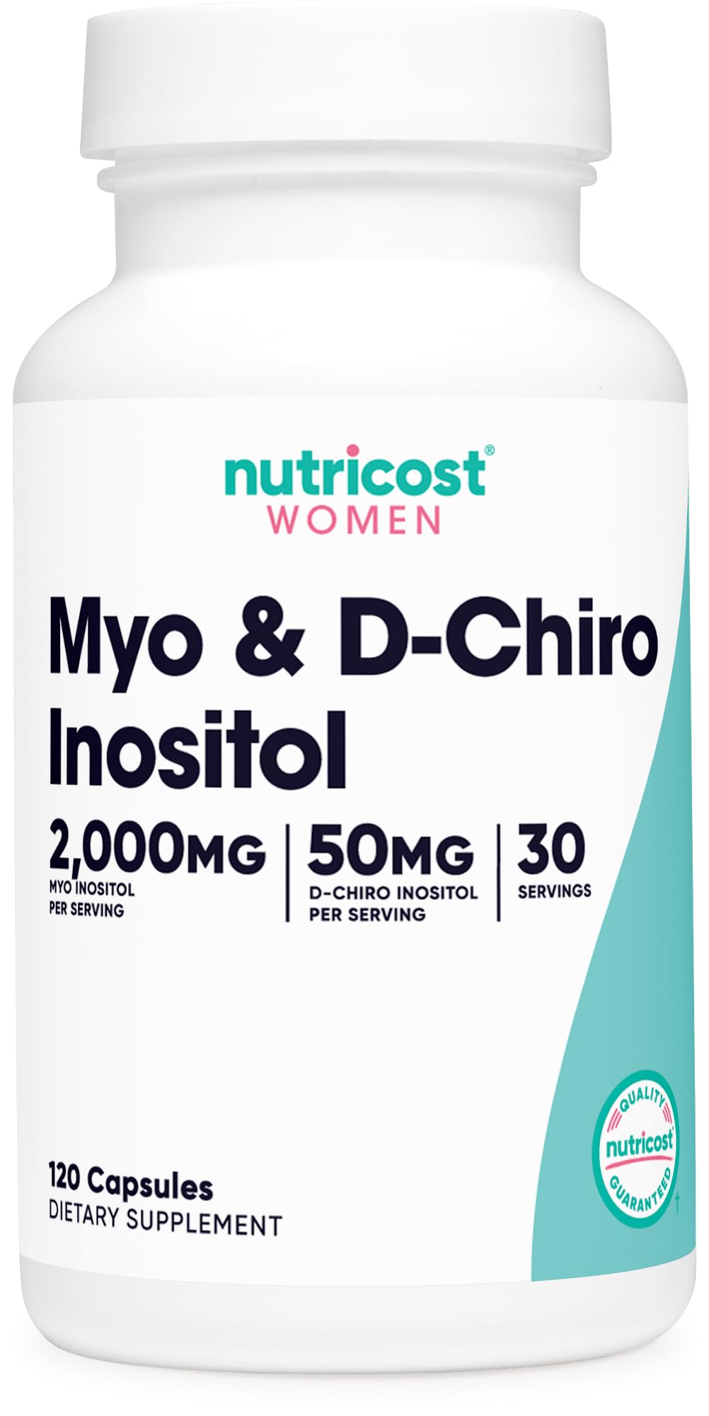 Foto 2 pulgar | Suplemento Nutricost Myo Inositol Y D-chiro Inositol 2000 Mg - Venta Internacional.