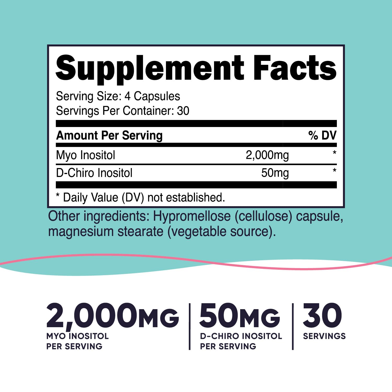 Foto 3 pulgar | Suplemento Nutricost Myo Inositol Y D-chiro Inositol 2000 Mg - Venta Internacional.