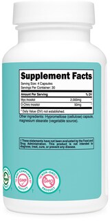 Foto 5 | Suplemento Nutricost Myo Inositol Y D-chiro Inositol 2000 Mg - Venta Internacional.