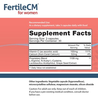 Foto 5 | Suplemento De Fertilidad Fairhaven Health Fertilecm Women 90 Cápsulas - Venta Internacional.