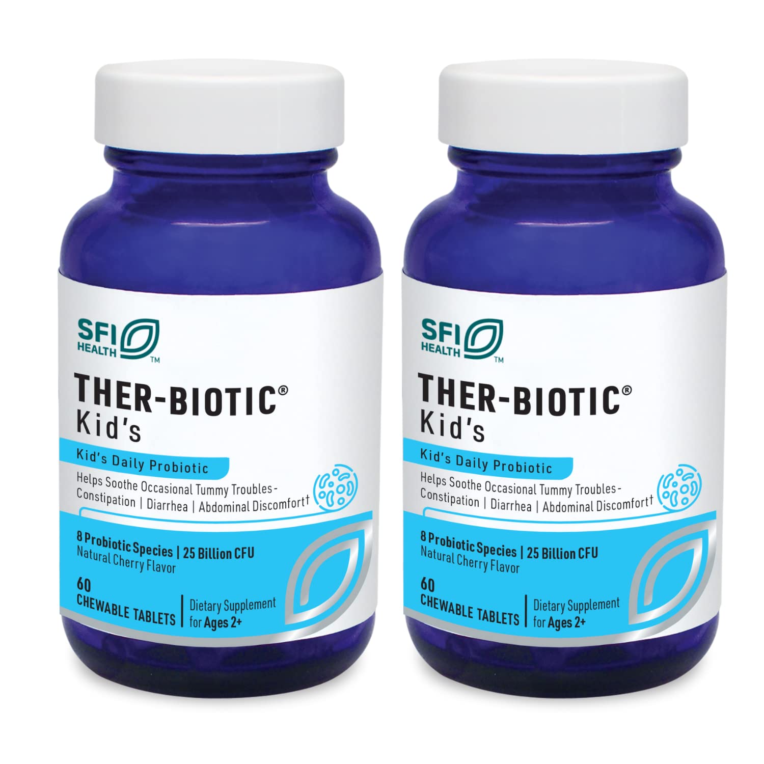 Foto 2 pulgar | Probiótico Klaire Labs Ther-biotic Kids, Masticable, 25 G De Cfu, 60 Tabletas - Venta Internacional.