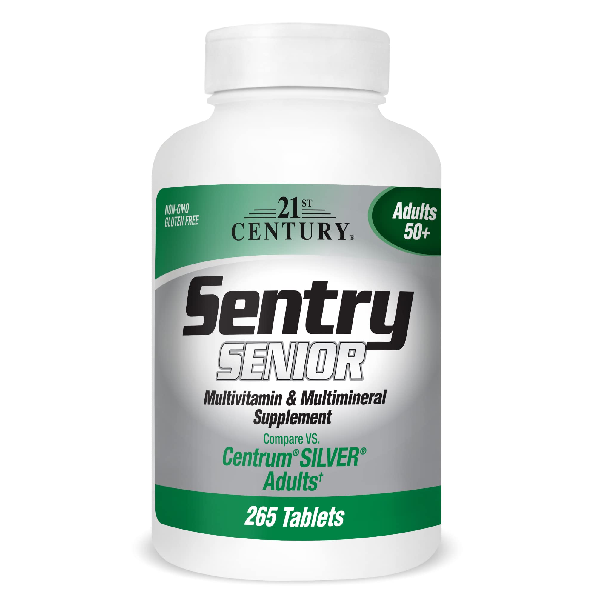 Foto 2 pulgar | Suplemento: Tabletas 21st Century Sentry Senior, 265 Unidades - Venta Internacional.
