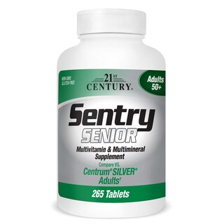Foto 1 | Suplemento: Tabletas 21st Century Sentry Senior, 265 Unidades - Venta Internacional.